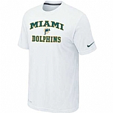 Men's Miami Dolphins Team Logo White Nike Short Sleeve T-Shirt FengYun,baseball caps,new era cap wholesale,wholesale hats
